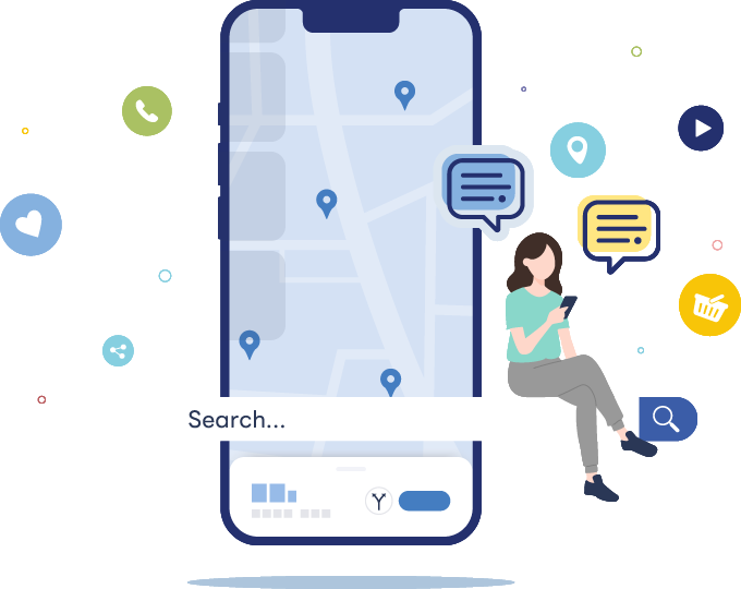 検索のイラスト